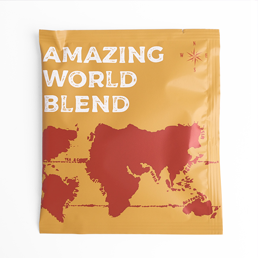 AMAZING WORLD BLEND Coffee bag 詳細画像 ー 1