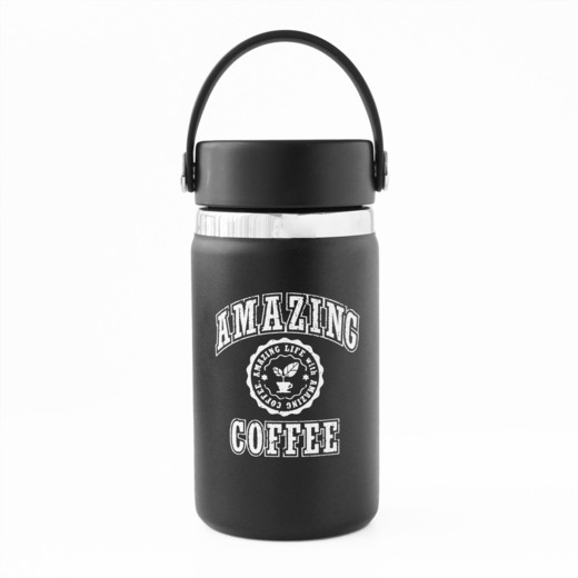 Hydro Flask×AMAZING COFFEE カレッジロゴ コラボトル〈ブラック〉 詳細画像 ー 1