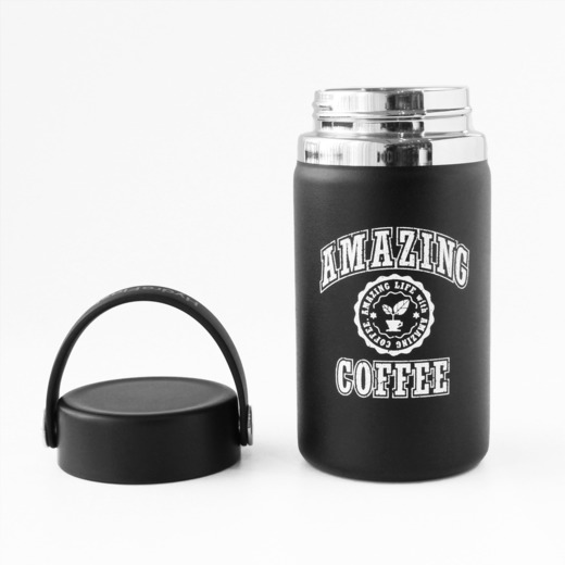 Hydro Flask×AMAZING COFFEE カレッジロゴ コラボトル〈ブラック〉 詳細画像 ー 3