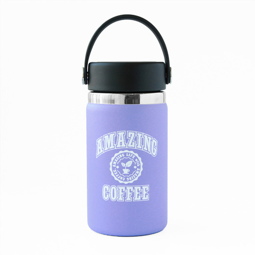 Hydro Flask×AMAZING COFFEE カレッジロゴ コラボトル〈パープル〉 詳細画像 ー 1