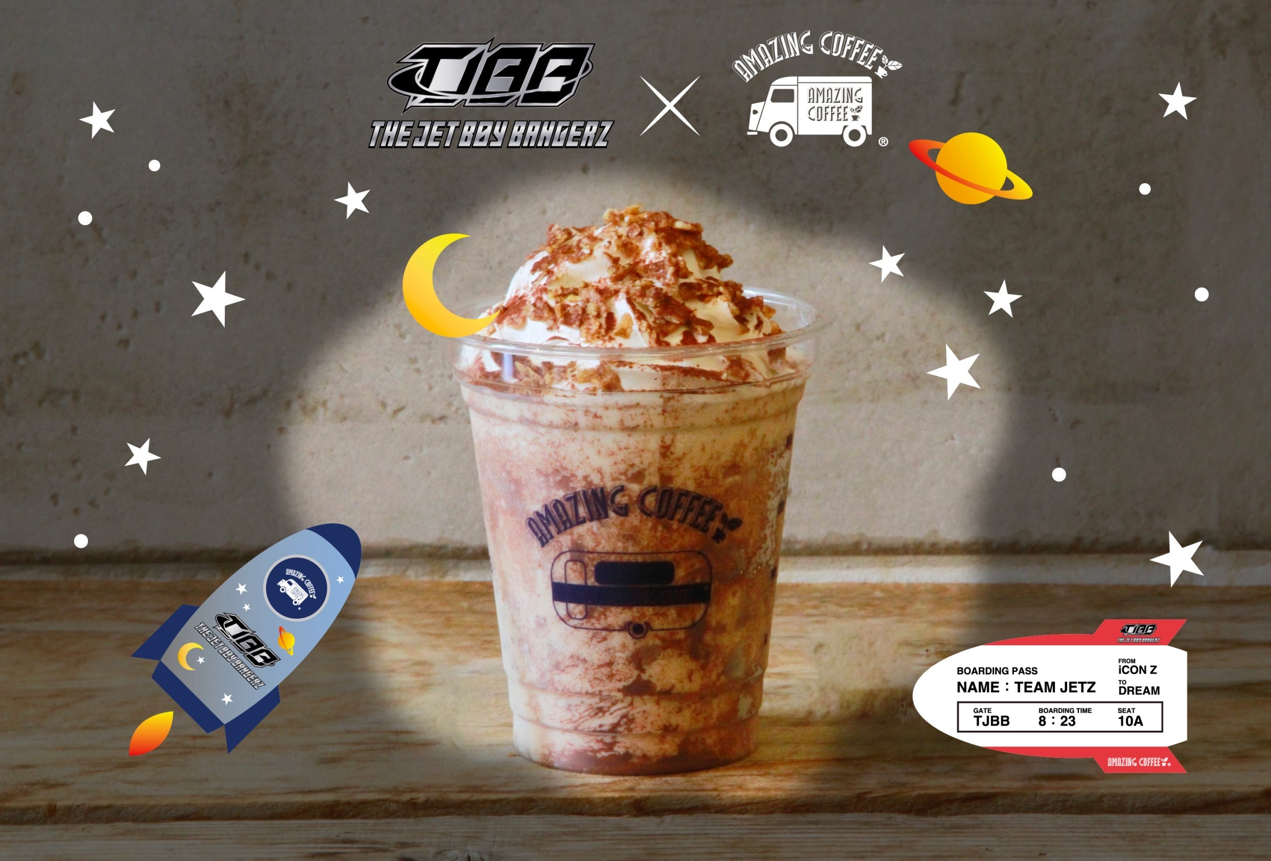 【8月3日(木)START!!】THE JET BOY BANGERZ × AMAZING COFFEE スペシャルコラボレーション決定★