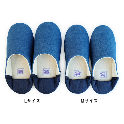 DENIM スリッパ 詳細画像 ー 4