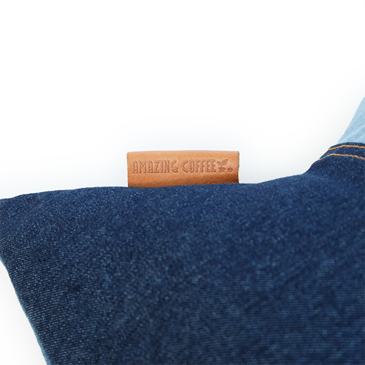 六芒星 DENIM クッション 詳細画像 ー 3