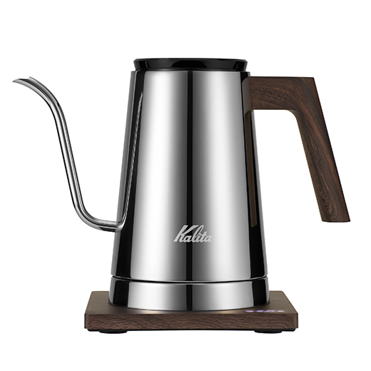 Kalita 電気式ドリップ専用ポット KEDP-600 (シルバー) 詳細画像 ー 1