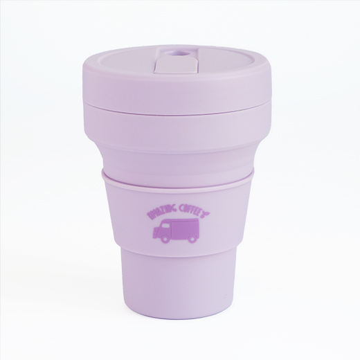 stojo POCKET CUP 355ml＜パープル＞ 詳細画像 ー 1
