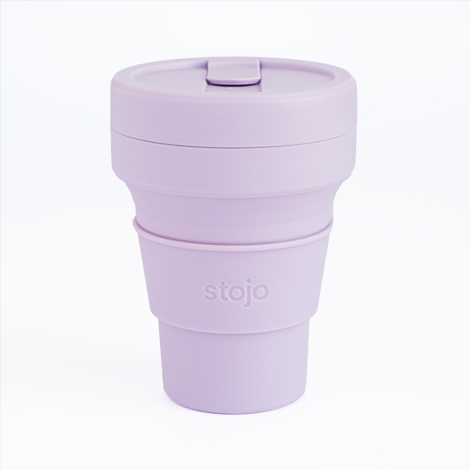 stojo POCKET CUP 355ml＜パープル＞ 詳細画像 ー 2