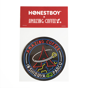 【HONESTBOY×AMAZING COFFEE】Big sticker