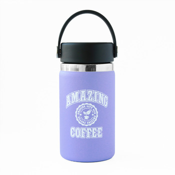 Hydro Flask×AMAZING COFFEE カレッジロゴ コラボトル〈パープル〉