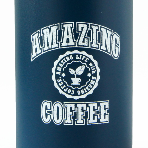 Hydro Flask×AMAZING COFFEE カレッジロゴ コラボトル〈ネイビー〉 詳細画像 ー 4
