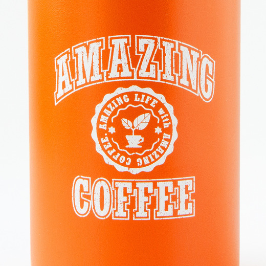 Hydro Flask×AMAZING COFFEE カレッジロゴ コラボトル〈オレンジ〉 詳細画像 ー 4