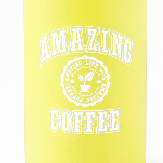 Hydro Flask×AMAZING COFFEE カレッジロゴ コラボトル〈イエロー〉 詳細画像 ー 4