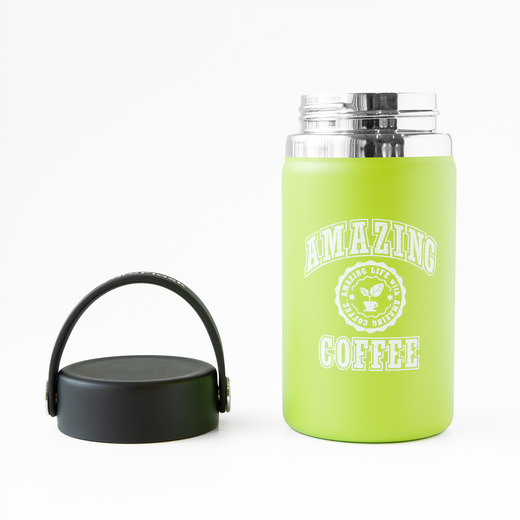Hydro Flask×AMAZING COFFEE カレッジロゴ コラボトル〈グリーン〉 詳細画像 ー 3