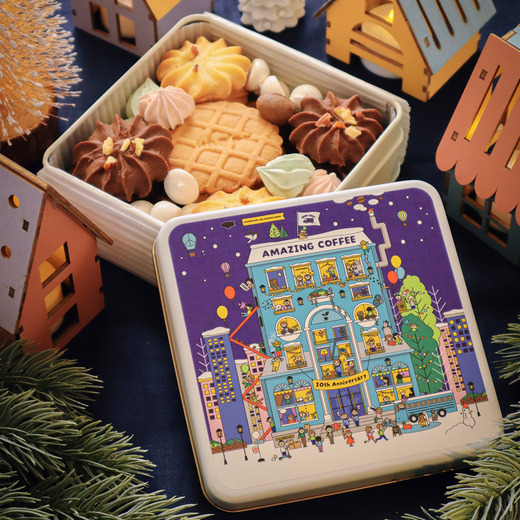 アメコのクッキー缶 ～アメコ10周年～ 詳細画像 ー 1