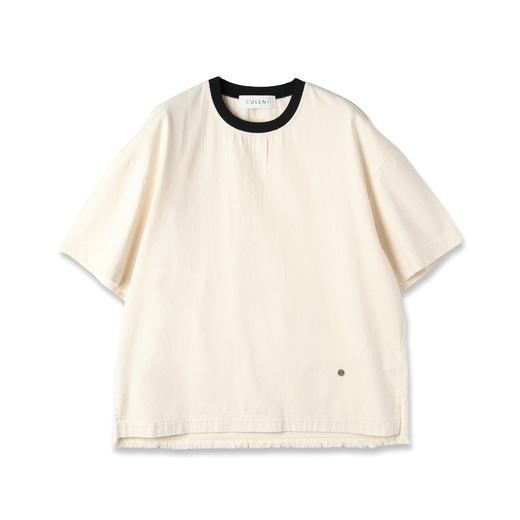 CULLNI×AMAZING COFFEE Denim Pullover 詳細画像 エクリュ 2