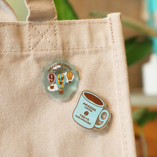 中目黒店9周年記念ピンバッジ(2種セット) 詳細画像