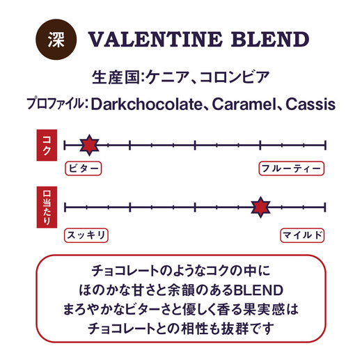 VALENTINE BLEND 詳細画像 豆のまま 3