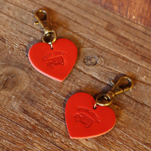 HEARTレザーチャーム 詳細画像 ー 1