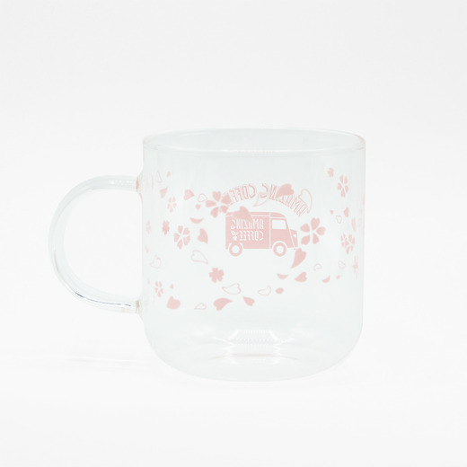 さくら耐熱ガラスマグ 詳細画像 ー 2