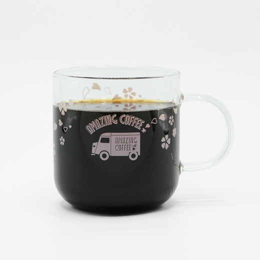 さくら耐熱ガラスマグ 詳細画像 ー 4