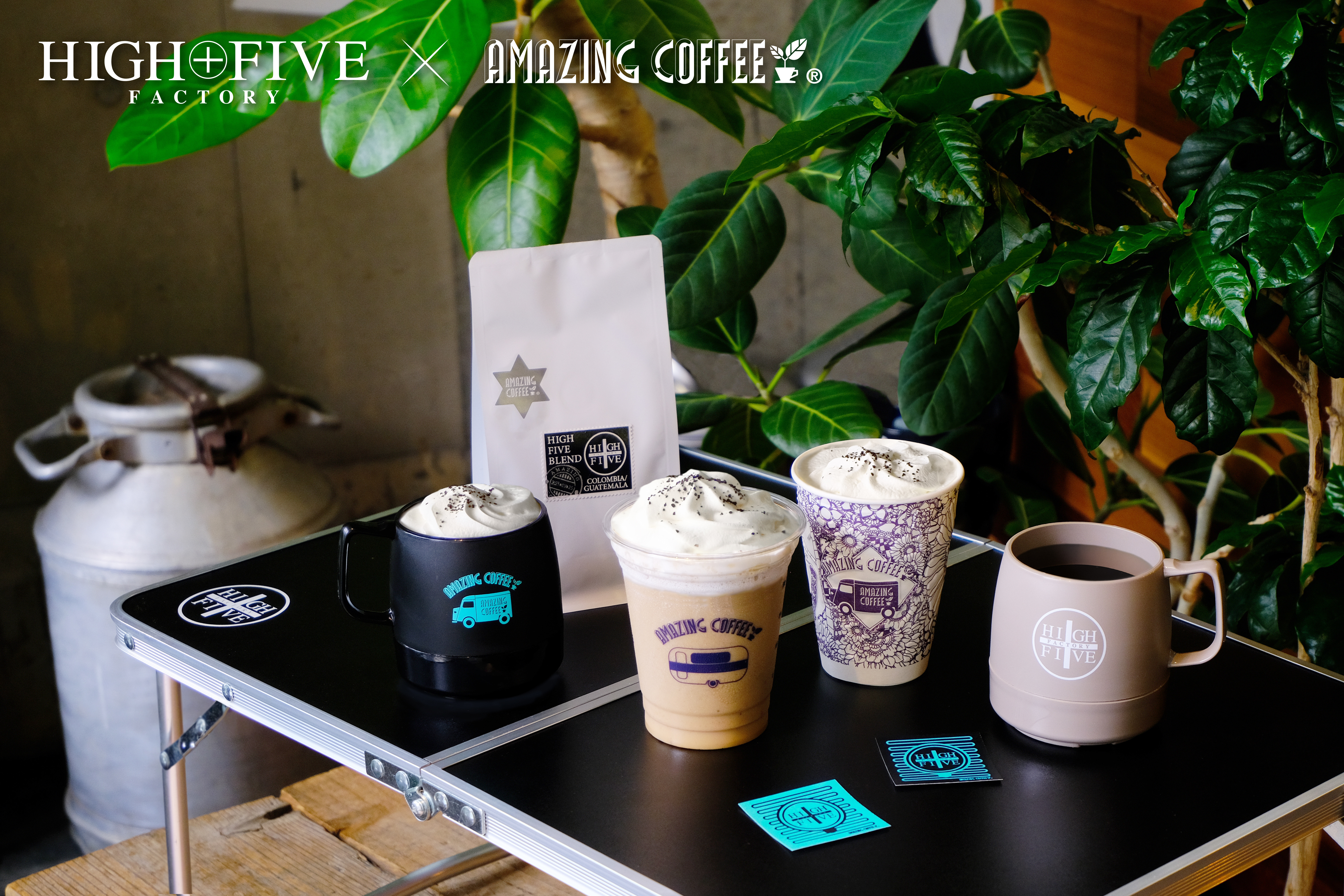 ✨HIGH FIVE FACTORY × AMAZING COFFEE☕️