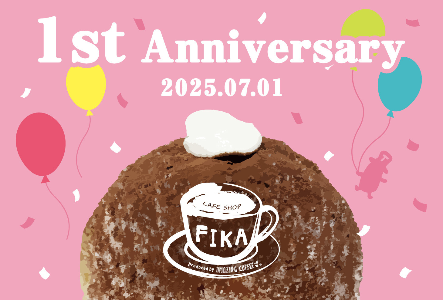 ✨『CAFE SHOP FIKA produced by AMAZING COFFEE』1st Anniversary‼☕
