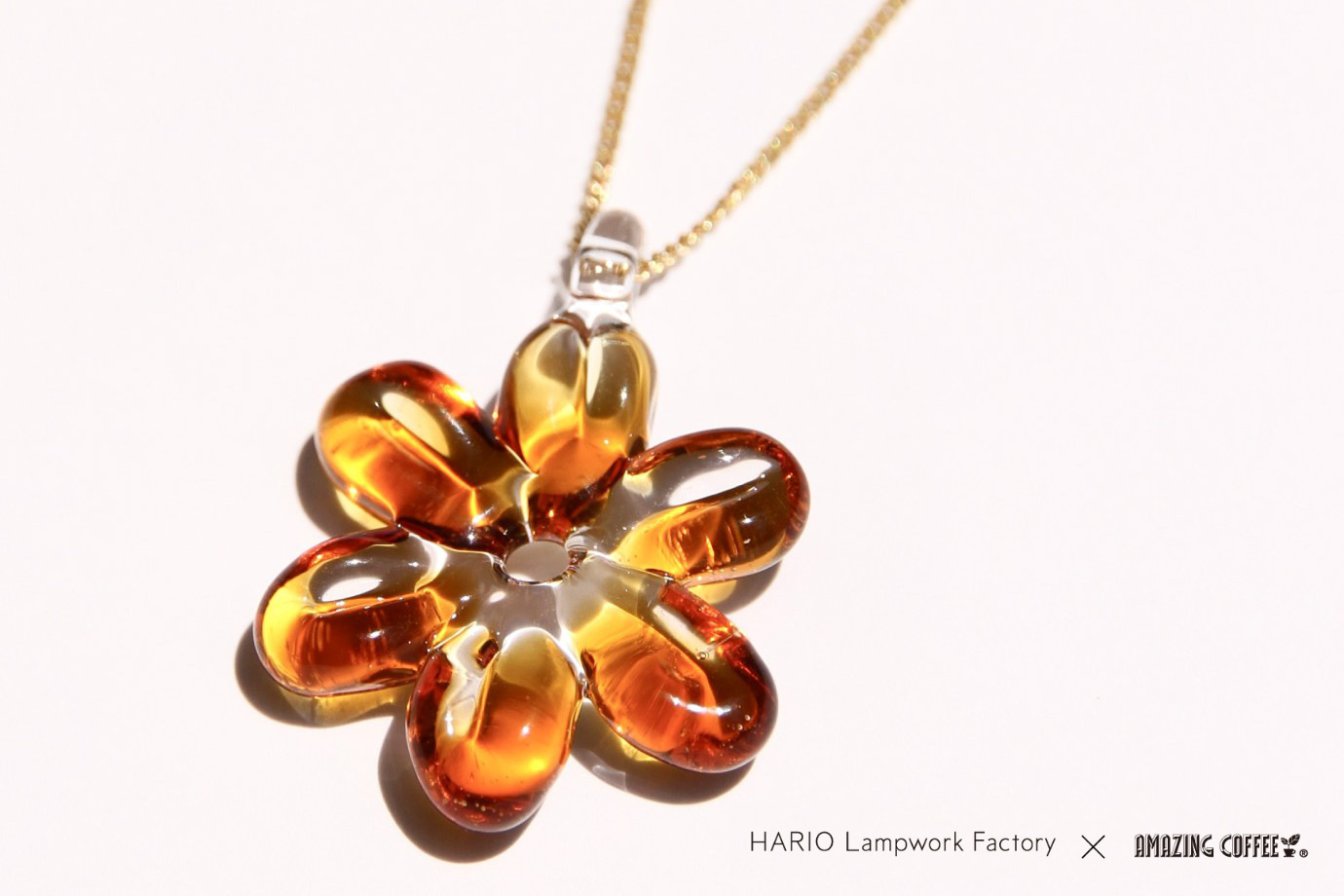 【HARIO Lampwork Factory×AMAZING COFFEE ネックレス】AMAZING V ROOM 会員限定販売決定！